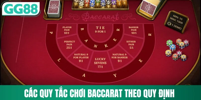 Cách Chơi Baccarat - Giải Mã Luật Chơi Và Cách Đặt Cược 2 Các quy tắc chơi baccarat theo quy định