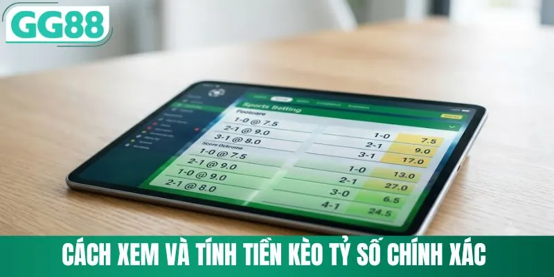 Kèo Tỷ Số Chính Xác Nhận Lộc Tỷ Phú Khi Chọn Chơi GG88 2 Cách xem và tính tiền kèo tỷ số chính xác