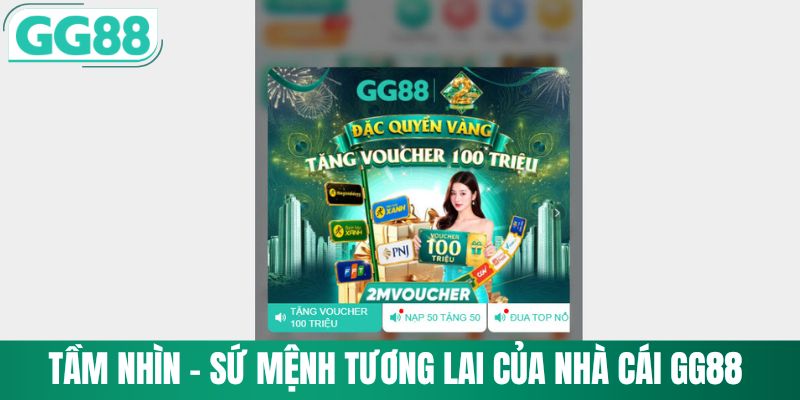 Giới Thiệu GG88 2 Tầm nhìn, sứ mệnh tương lai của GG88 với hội viên
